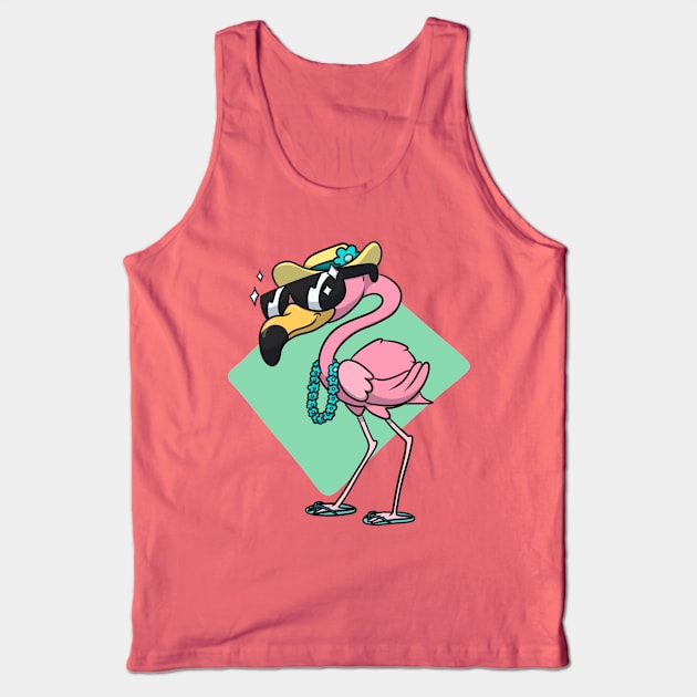 Flamingcool Flamingo Tank Top by Jamtastic